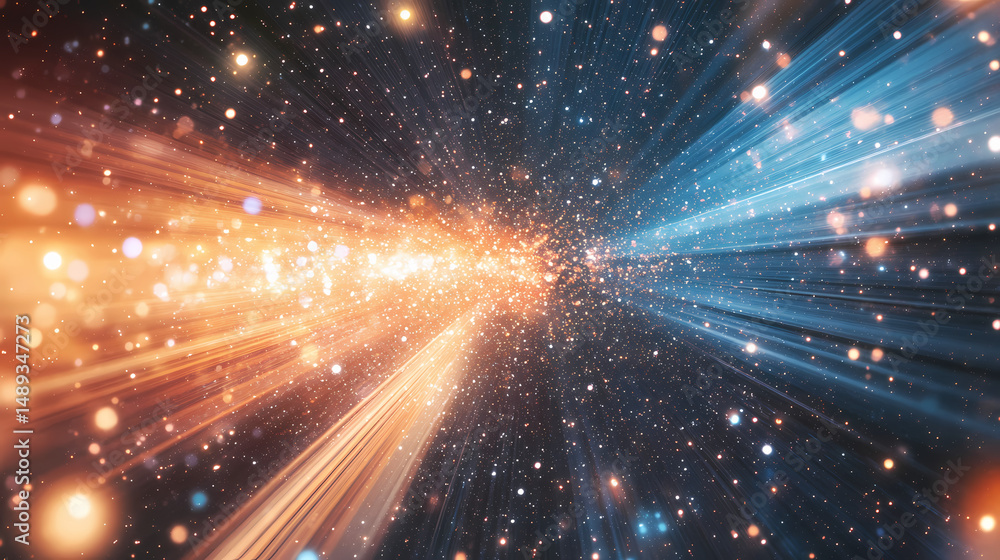 Obraz premium stunning galaxies view