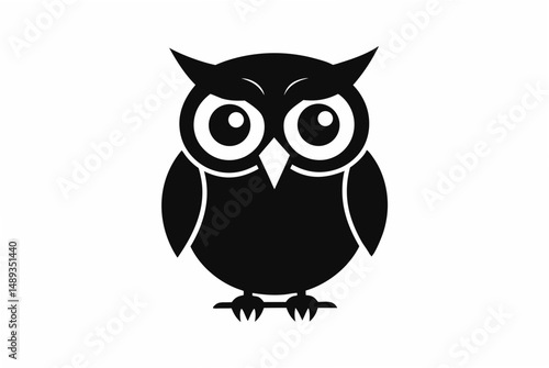 hootie  silhouette vector illustration