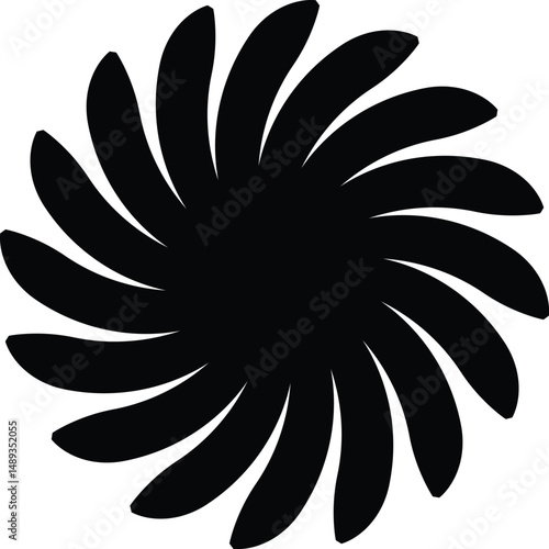 Free Flower Black Png...
