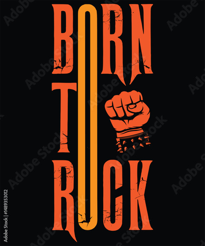 Born to Rock Graphic Design