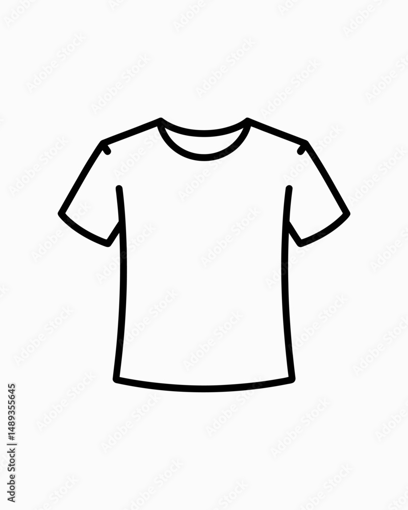 Tshirt outline icon. linear style sign for mobile concept and web design. Shirt simple line vector icon. Symbol, logo illustration. Pixel perfect vector graphics Tshirt outline icon. linear style sign for mobile concept and web design. Shirt simple line vector icon. Symbol, logo illustration. Pixel perfect vector graphics