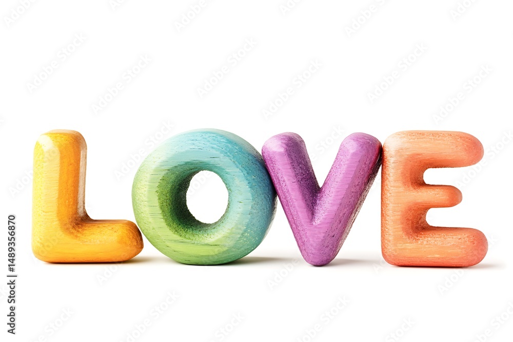 Naklejka premium 3d word