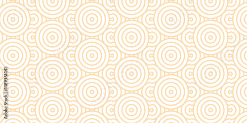 Overlapping Pattern Minimal diamond geometric waves spiral abstract circle wave line. wood color seamless tile stripe geometric create retro line pattern background.