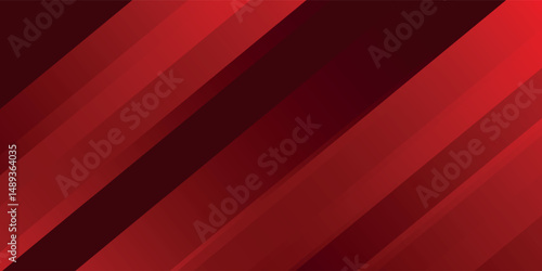 Abstract simple dark red gradient illustration background with 3d look overlap square with shadow and line pattern.