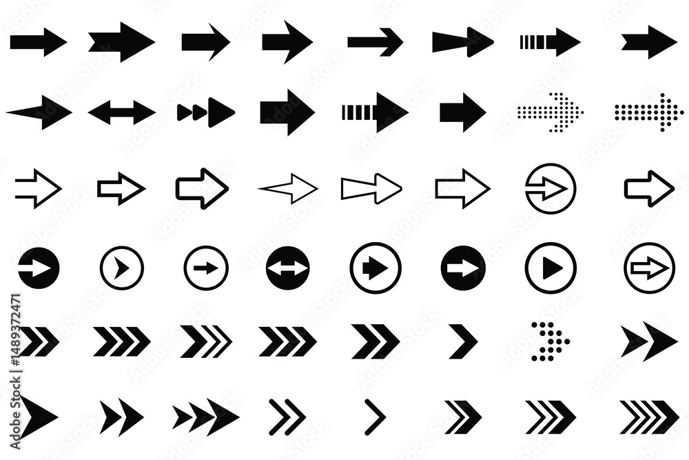 Arrow icon set. Arrows. Arrows vector. Many options modern simple arrows. Different cursor arrow direction symbols. Black silhouette arrow icon set. Download icon set. Vector illustration. Arrow icon set. Arrows. Arrows vector. Many options modern simple arrows. Different cursor arrow direction symbols. Black silhouette arrow icon set. Download icon set. Vector illustration.