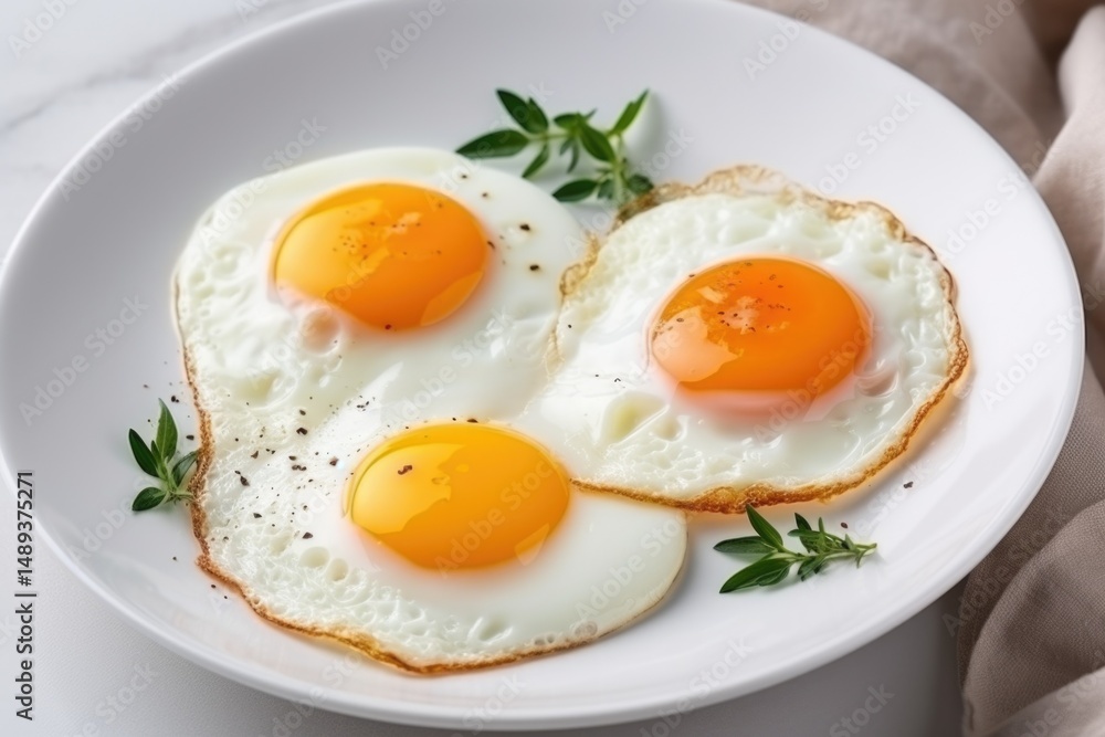 delicious fried eggs for breakfast delicious fried eggs for breakfast