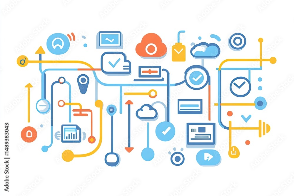 Abstract Network Flowchart Abstract Network Flowchart