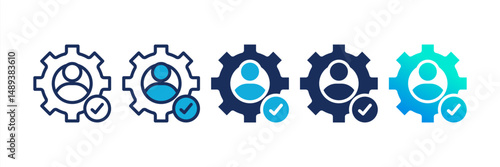 Competency Multi Style Icon Set