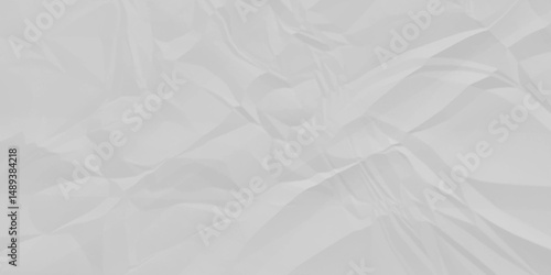 White crumpled paper texture. white crumpled paper texture sheet background. Wrinkled paper texture.	
