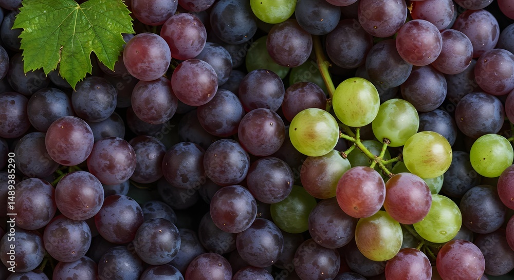 Fototapeta premium High Quality Seamless Background of Grapes Ideal for Design Use