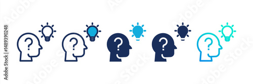 Curiosity Multi Style Icon Set