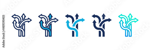 Flexibility Multi Style Icon Set