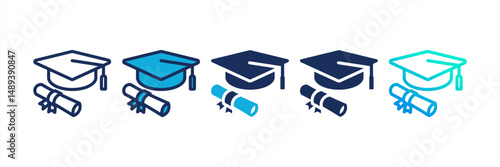 Education Multi Style Icon Set