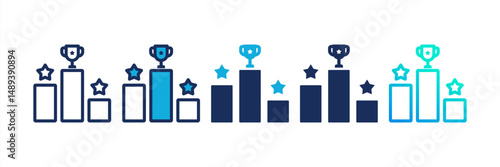 Competitive Multi Style Icon Set