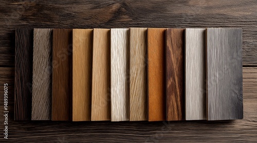 Wood Grain Texture Samples A Diverse Collection of Colors and Finishes for Interior Design