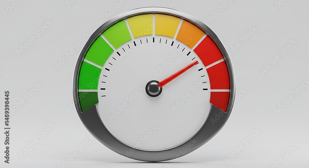 Gauge Indicating High Level Gauge Indicating High Level
