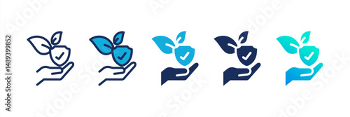 Nature Protection Multi Style Icon Set