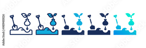 Reforestation Multi Style Icon Set