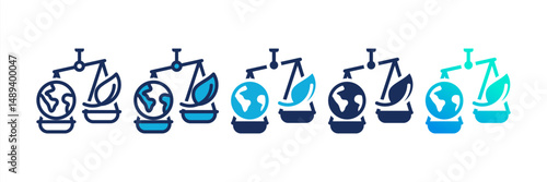 Climate Justice Multi Style Icon Set