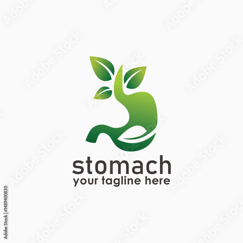 Stomach Logo vector illustration design, Healthy Logo element icon, Stomach healthcare icon vector template