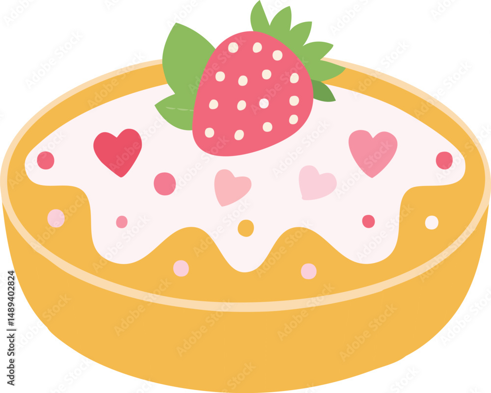 vector illustration of a cake vector illustration of a cake