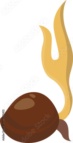 Coconut Shoots Scout Illustration