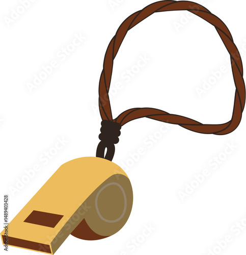 Scout Whistle Illustration
