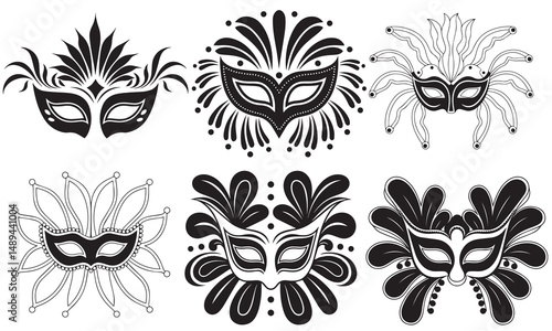 Carnival Mask Silhouette