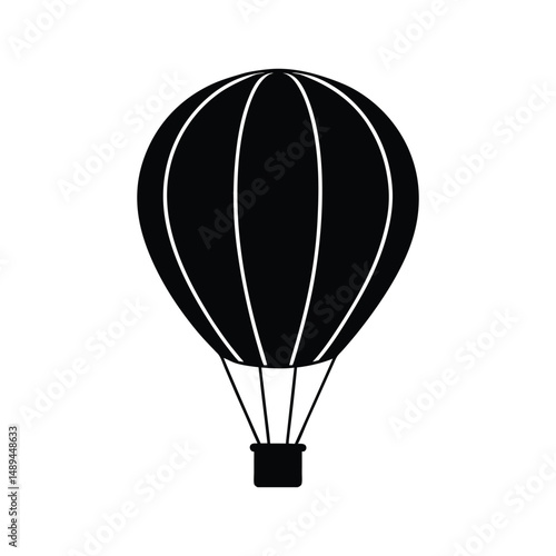 hot air balloon vector illustration