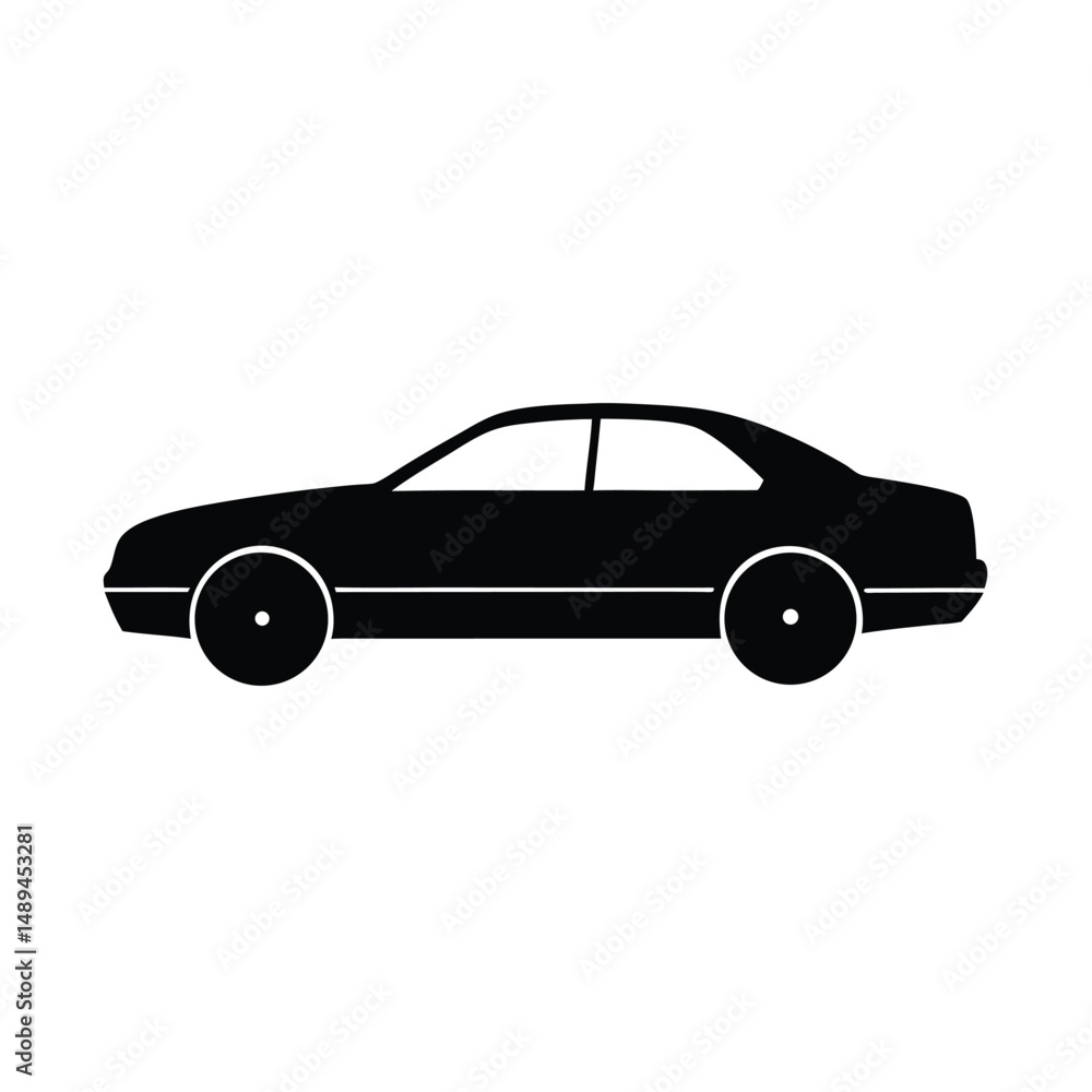 Obraz premium car silhouette 