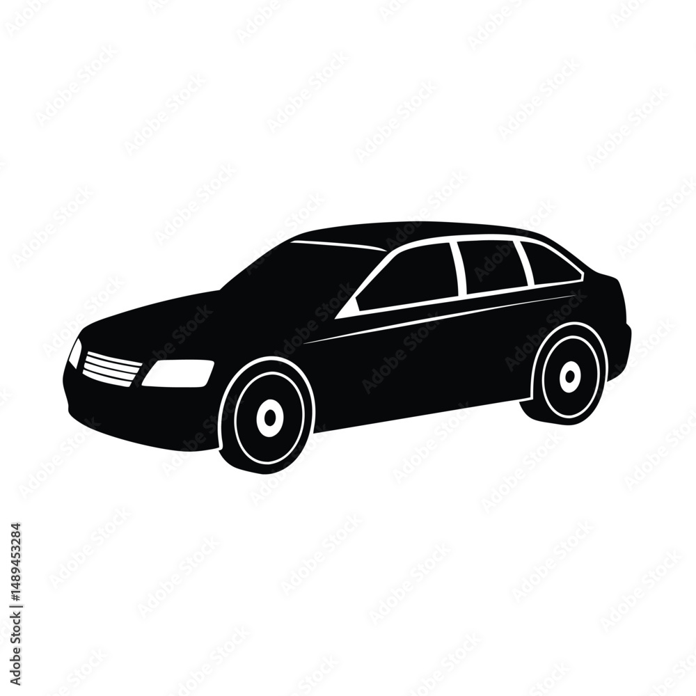 Obraz premium car silhouette 
