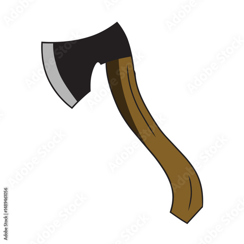 Description
Axe tool vector icon isolated on white background.
 
