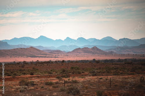 Landscape of Ikara–Flinders Ranges National Park, SA, Australia