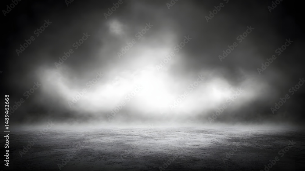 Dark Moody Foggy Atmospheric Background Dramatic Grey Scene Mysterious Empty Space Abstract Texture Dark Moody Foggy Atmospheric Background Dramatic Grey Scene Mysterious Empty Space Abstract Texture