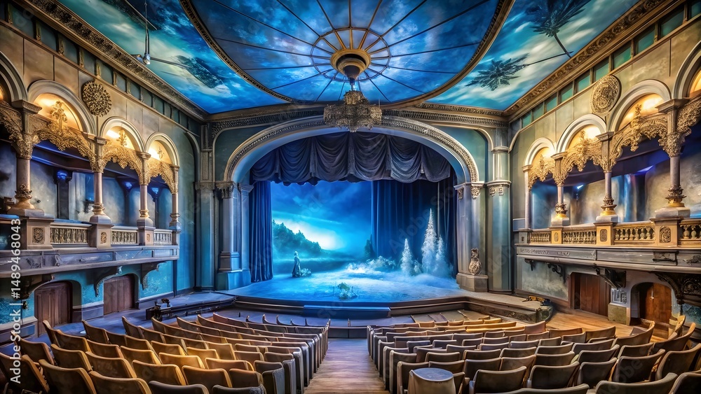 Fototapeta premium Theater Auditorium Interior