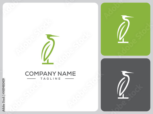 seagull logo vector. logo design