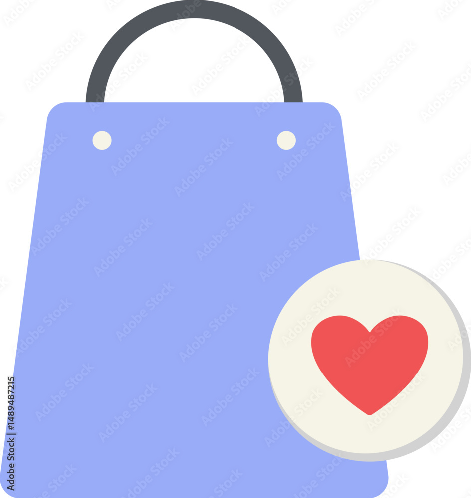 Shopping Review Flat Icon Shopping Review Flat Icon