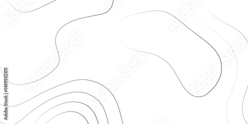 Abstract topographic contours map background, wave paper curved reliefs abstract background. geographic line map Modern design with topographic wavy pattern design for poster. vector illustration.