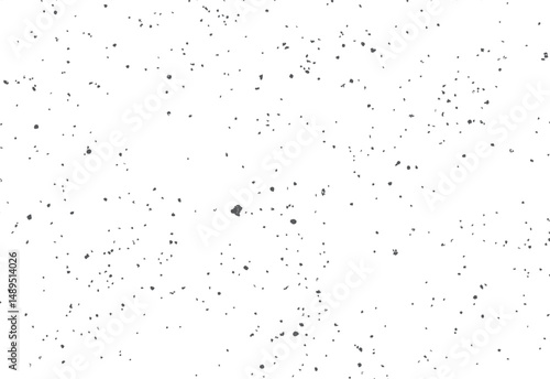 White wall texture with terrazzo marble grey background. Grunge old black and white asphalt gravel stone surface. Rock spatter marble wall effect.