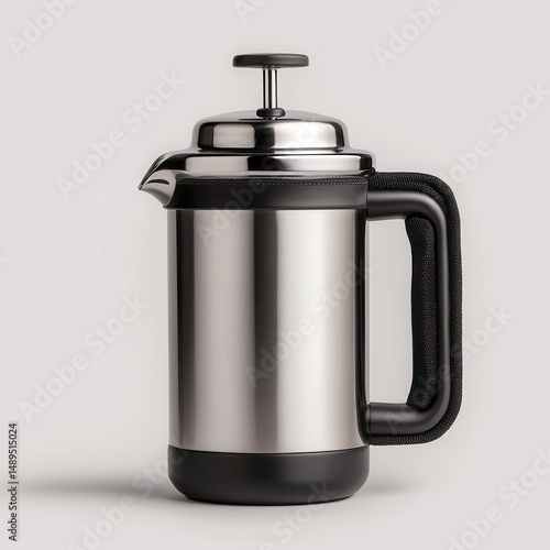 Wallpaper Mural Stylish Stainless Steel Coffee French Press for Modern Kitchen Torontodigital.ca