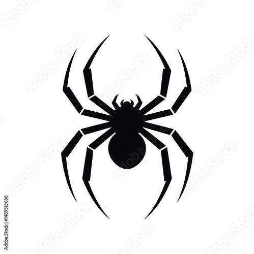 Simple Black Spider Graphic