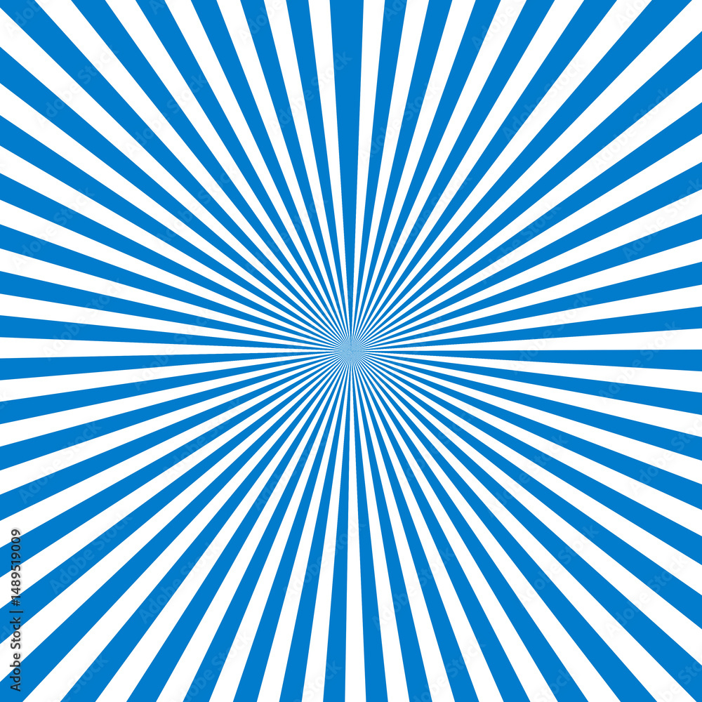 Fototapeta premium blue sunburst background