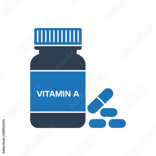 Vitamin A Supplement Icon