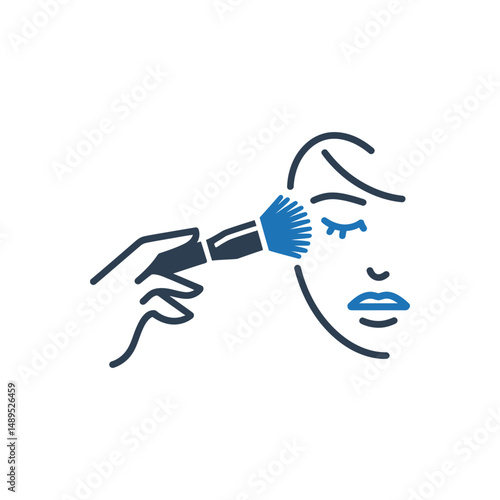 Facial Blush Application Icon