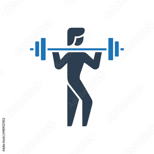 Barbell Squat Workout Icon