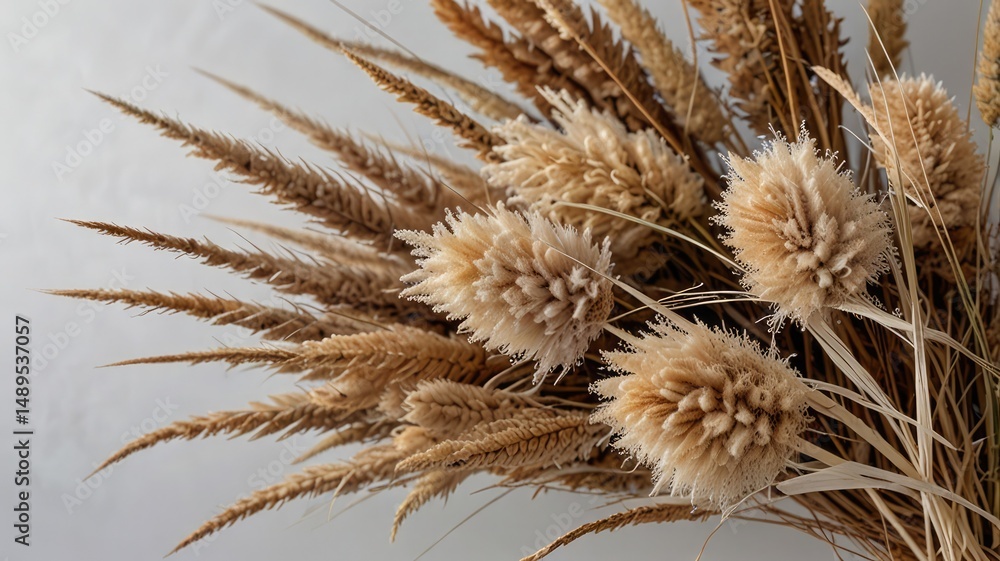 Obraz premium Simple Dried Floral Bunch