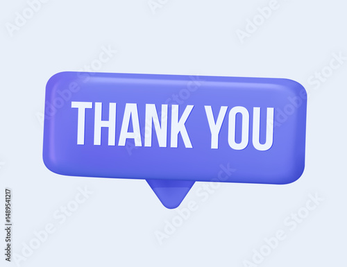 Thank you speaking bubble isolated on white. Thank you speech dialogue text. Talk bubble frame, dialog box, cloud with text of Thank you. Thanks text lettering. Modern graphic. Vector illustration