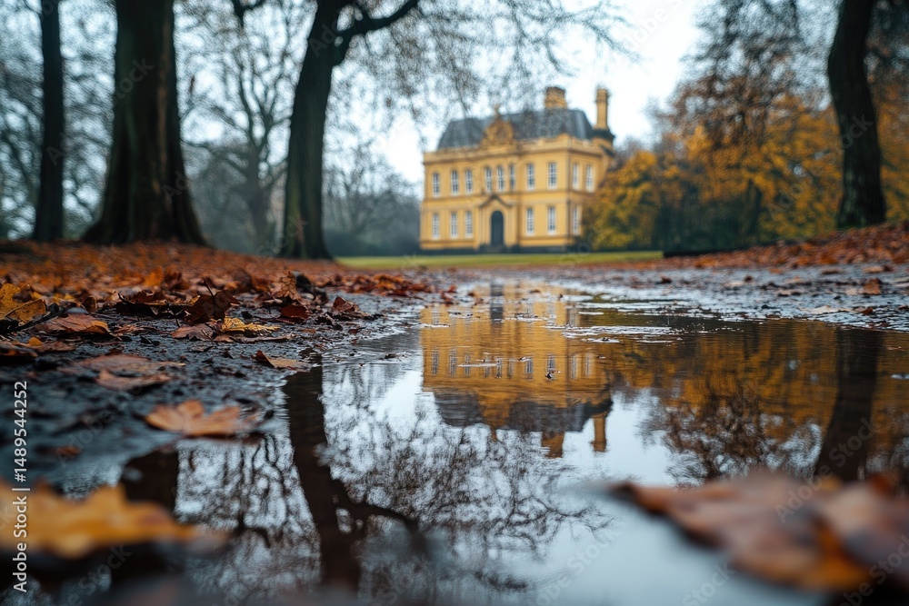 Fototapeta premium Autumnal Reflection