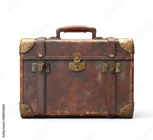 Vintage Leather Suitcase (1)