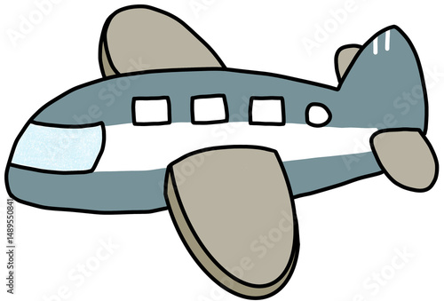 vector illustration of airplane